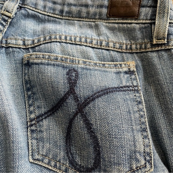 JUICY COUTURE The Penelope Stretch Cropped Jeans Size 28 Denim Blue Jeans - Picture 4 of 4